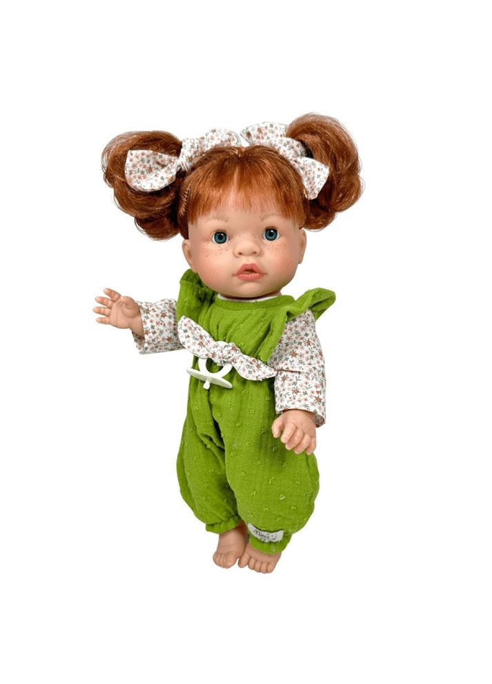 Іспанська лялька пупс вінілова дівчинка з рудим волоссям для дітей 3+ подарунок у коробці Nines D'Onil (370603568)