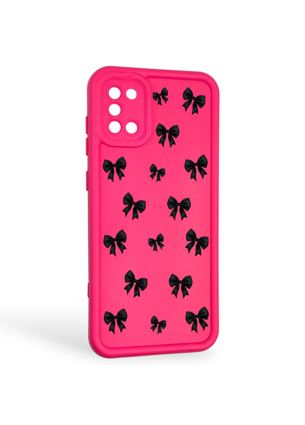 Чехол силиконовый Soft Touch с 3D принтом для Galaxy A31 (SM-A315F) малиновый (Полная защита камеры) Samsung (371653000)