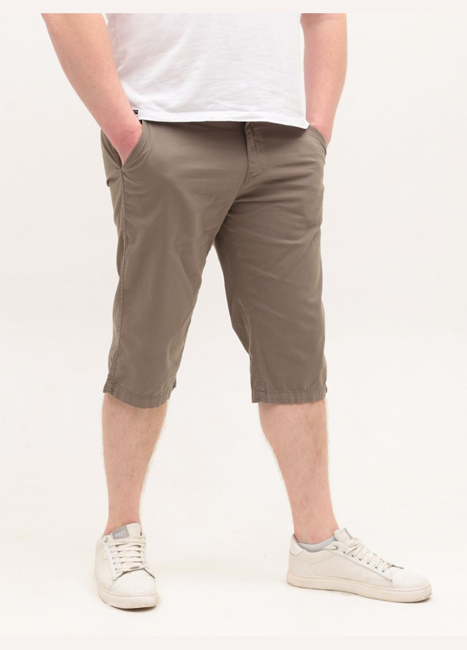 Шорти чоловічі тонкі коричневі подовжені Wise Пряма (327371163)