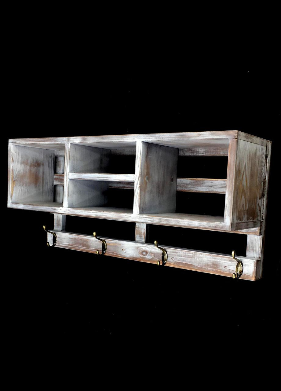 Вішалка для одягу з дерева Рів'єр браш (ВДО-0034272) No Brand (327846731)