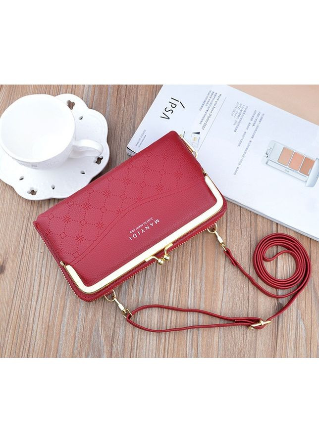 Женская мини сумочка клатч Красный (1189ДКк) No Brand сумка (353496841)