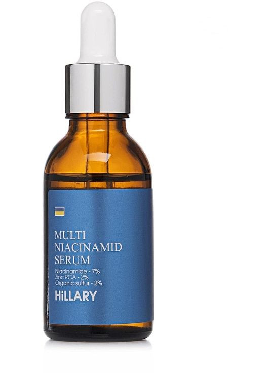 Мультисыворотка с ниацинамидом и цинком Multi Niacinamid Serum 30ml (1363892-17135901) Hillary (368644136)