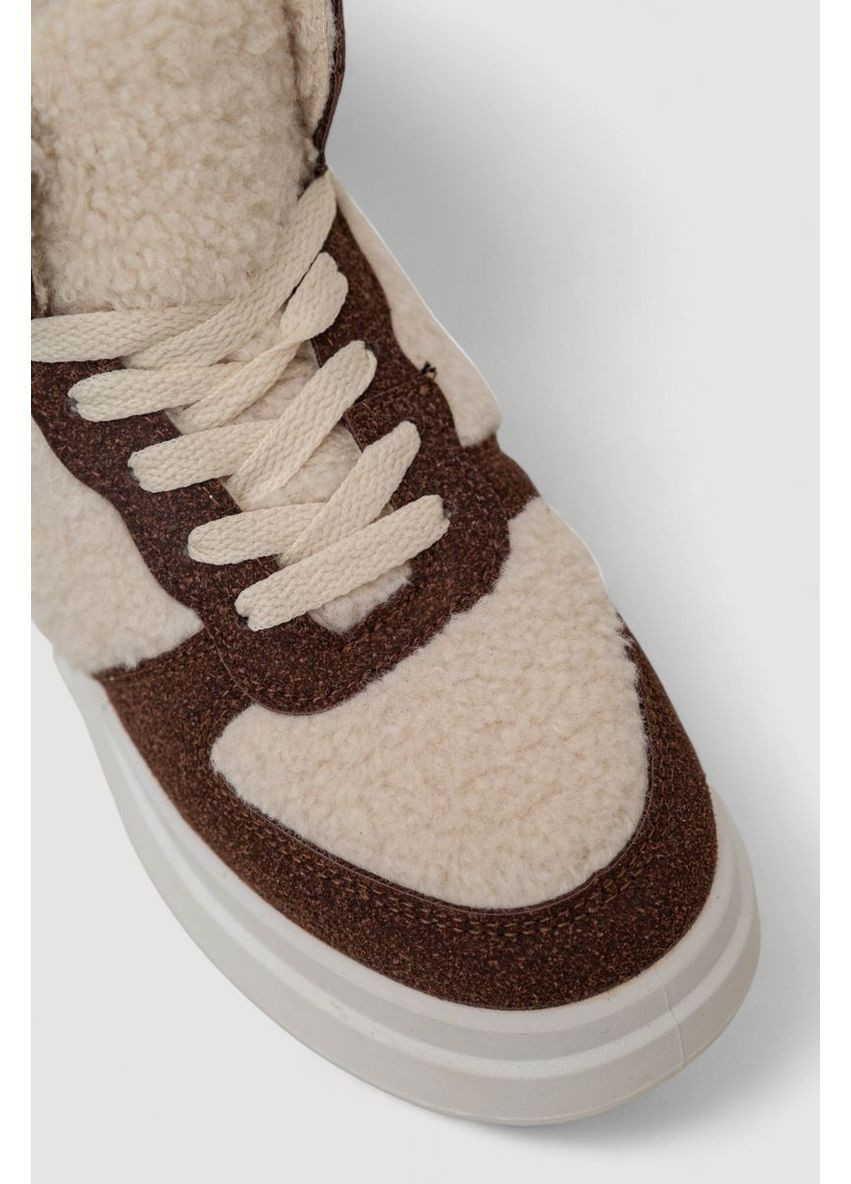 Кросівки жіночі зимові на хутрі хайтопи Stilli 248RLM20 коричневі зими (366031833)