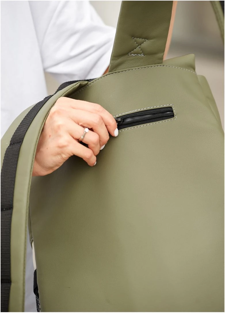 Жіночий рюкзак RENEDOUBLE хакі 37 x 31 x 14 см () Sambag 27151119r (380881155)