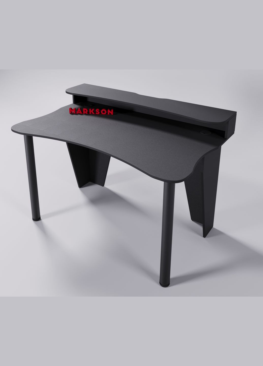 Геймерський комп'ютерний стіл безпідсвітки "ARES - PRO" чорний Markson MS903 -1 чорний (319155119)