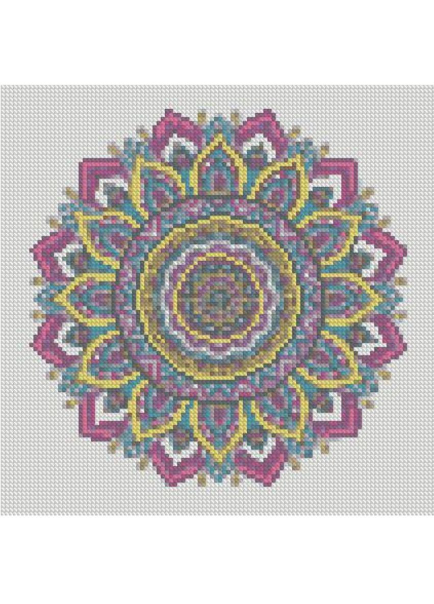 Алмазная мозаика ПРЕМИУМ Узоры в стиле мандалы размером см CA-0061 Strateg (362439279)