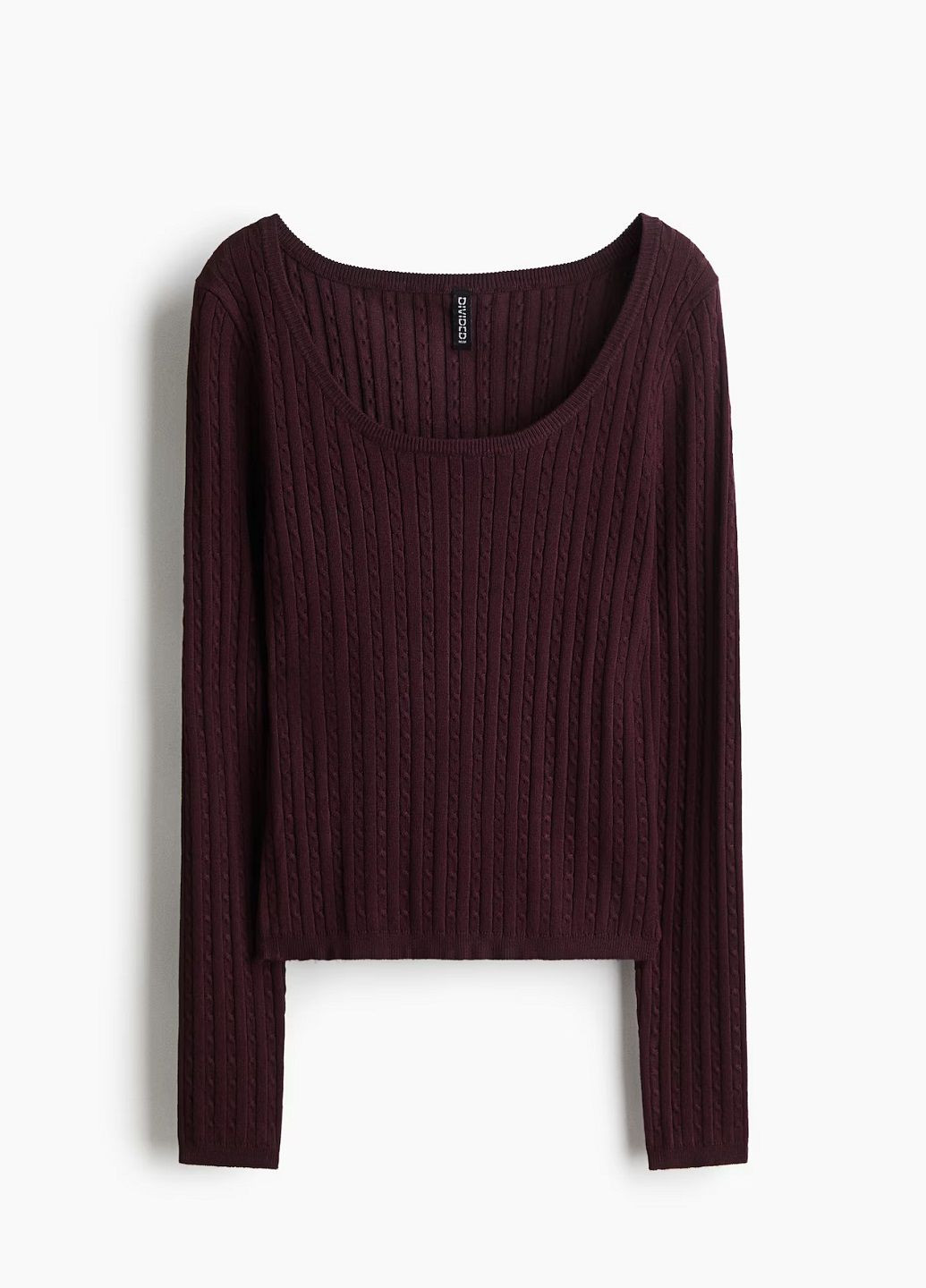 Темно-червоний демісезонний светр H&M