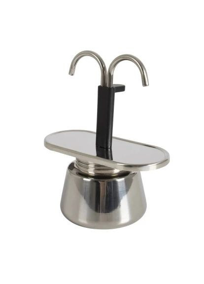 Кавоварка кемпінгова (2200545) Bo-Camp Stainless Steel 2-cups Silver (366697381)