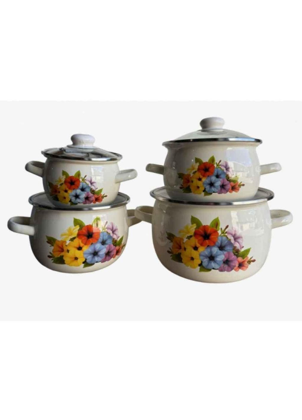 Набір посуду 4 предм. I6929 Петунія (молочна) ТМ Idilia (364208873)