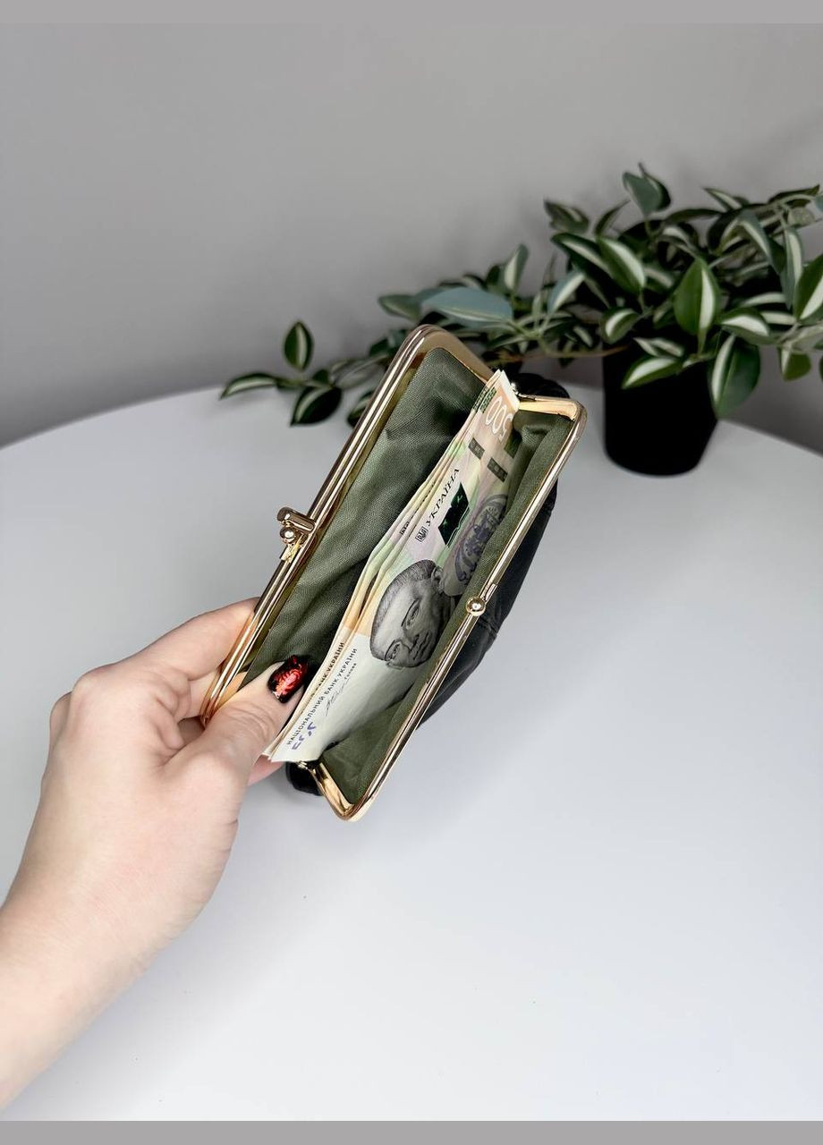 Женский большой кошелёк монетница на застежке поцелуй / кошелек для мелочи Classic (315688116)