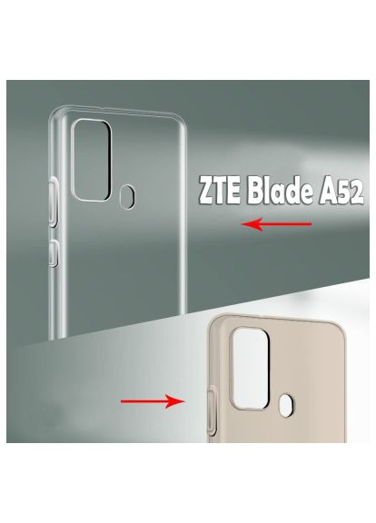 Чохол до мобільного телефона (708942) BeCover ZTE Blade A52 Transparancy (366071949)