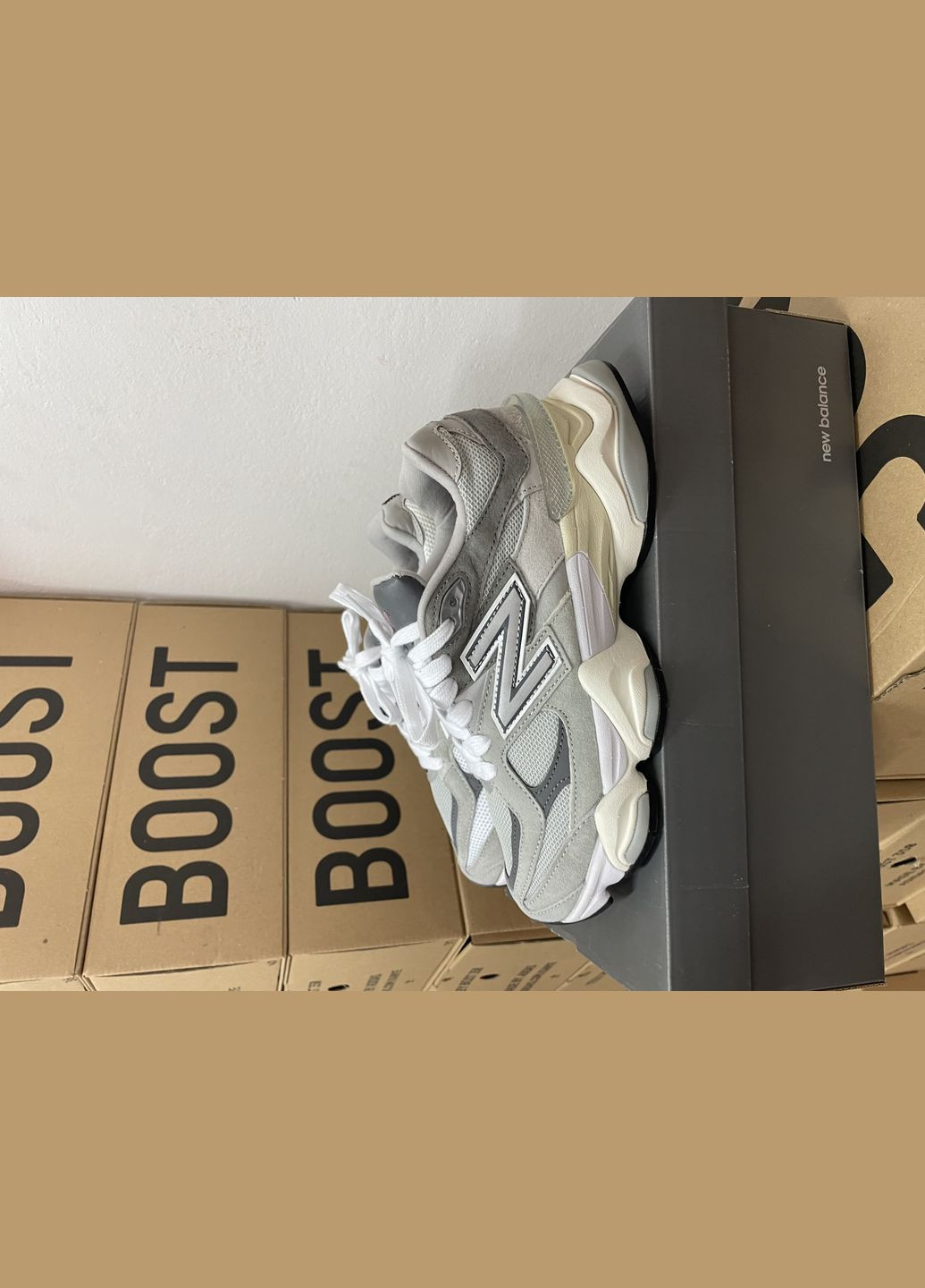 Кросівки жіночі New Bal 9060 Grey No Brand сірі літо (330574006)