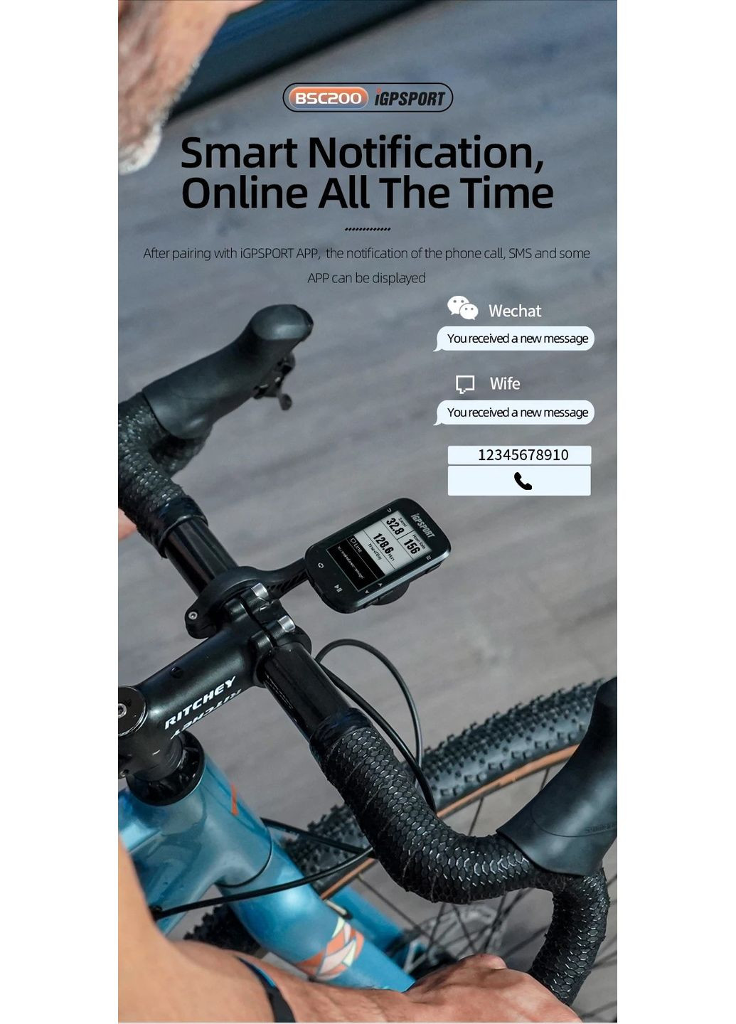 Велокомп'ютер Igpsport BSC200 (352771370)