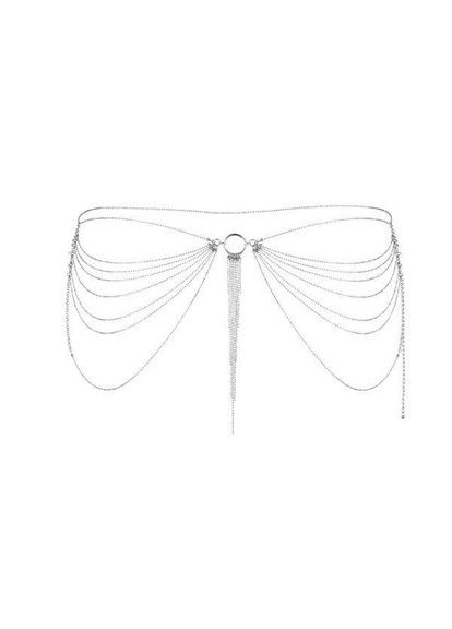 Цепочка трусики или лиф Bijoux Indiscrets Magnifique Waist Chain - silver, украшение на тело No Brand (303905617)