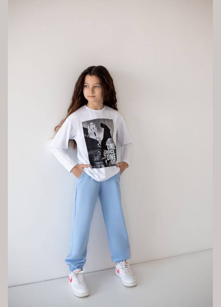 Штани для дівчат 04-2620-95 140 см Авекстекс (331622946)