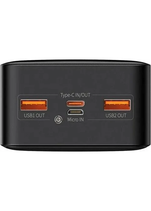 Портативная батарея Powerbank Bipow Digital Display 30000mAh 20W PPBD050401 Black Baseus (306559345)