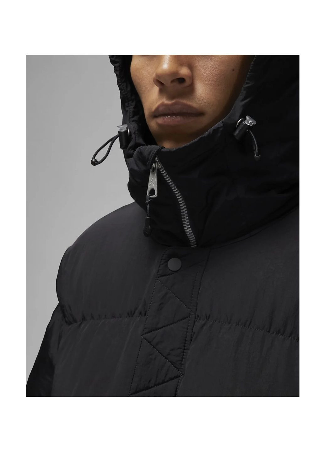 Чорна куртка чоловіча jordan m j ess stmt parka black dq7346-010 Nike