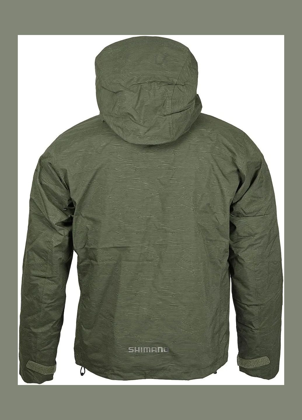 Комбінована демісезонна куртка himano gore-tex explore warm jacket tide khaki Shimano