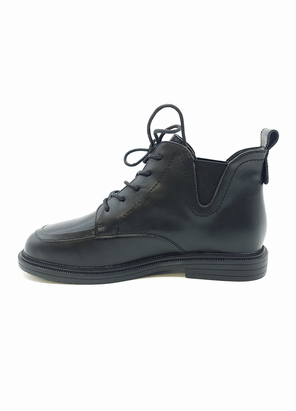 Жіночі черевики чорні шкіряні YA-18-9 25 см (р) Yalasou (259299705)