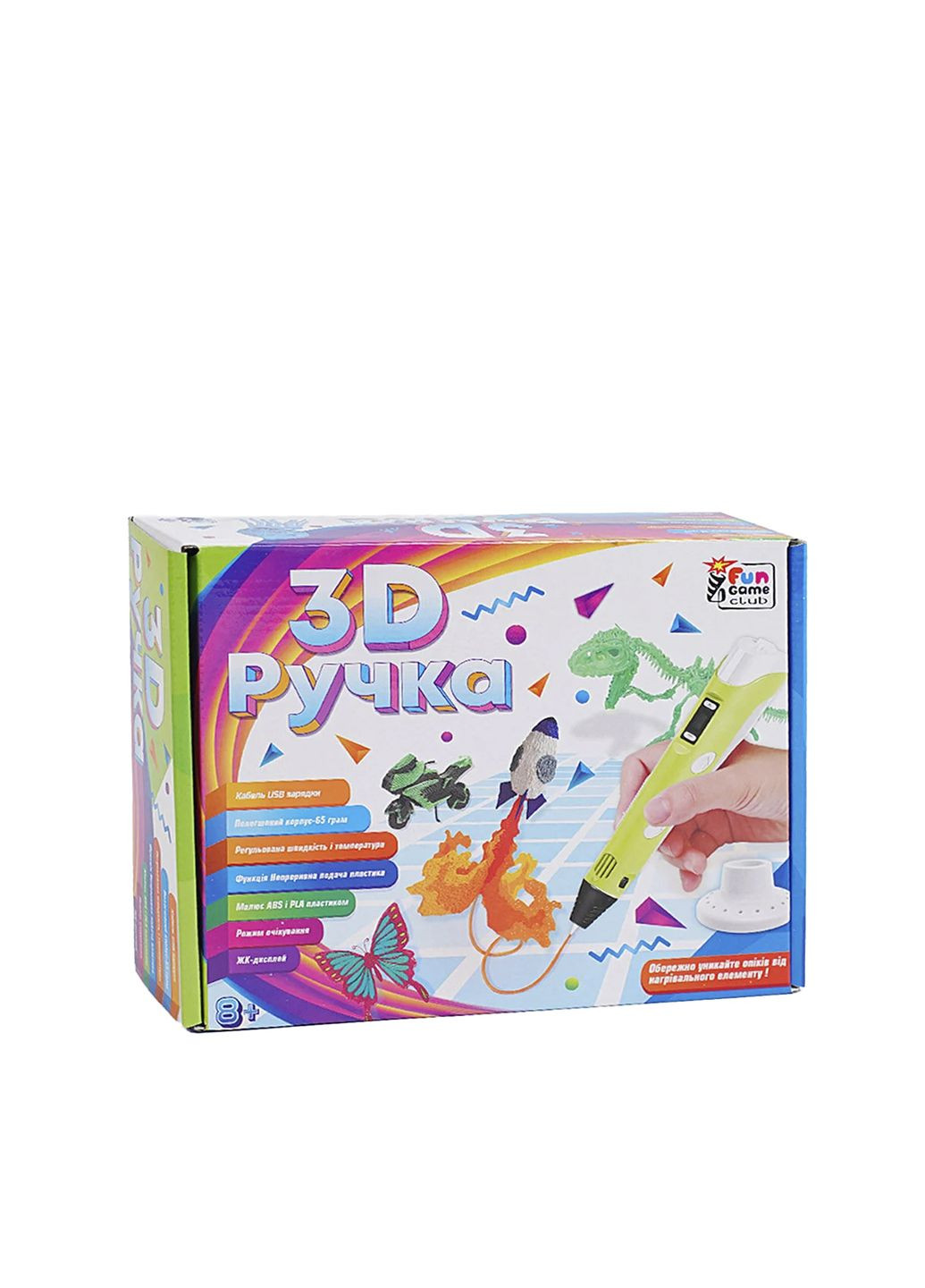 3Д ручка "" колір різнокольоровий CB-00266760 Fun Game (319046383)