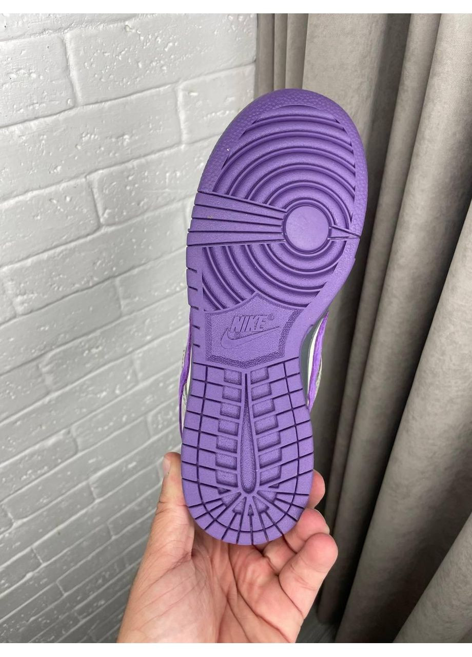 Серые зимние кроссовки мужские nike sb dunk low violet grey найк сб данк No Brand