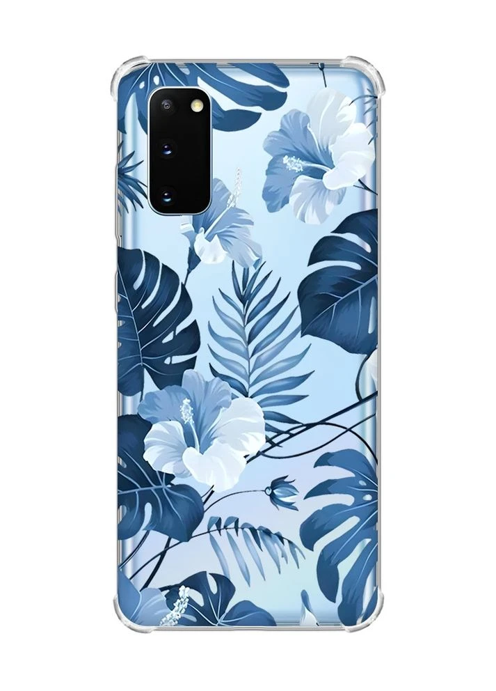 Чехол с утолщёнными углами для Samsung Galaxy S20 Plus:: Тропики (принт 373) Creative (355390293)