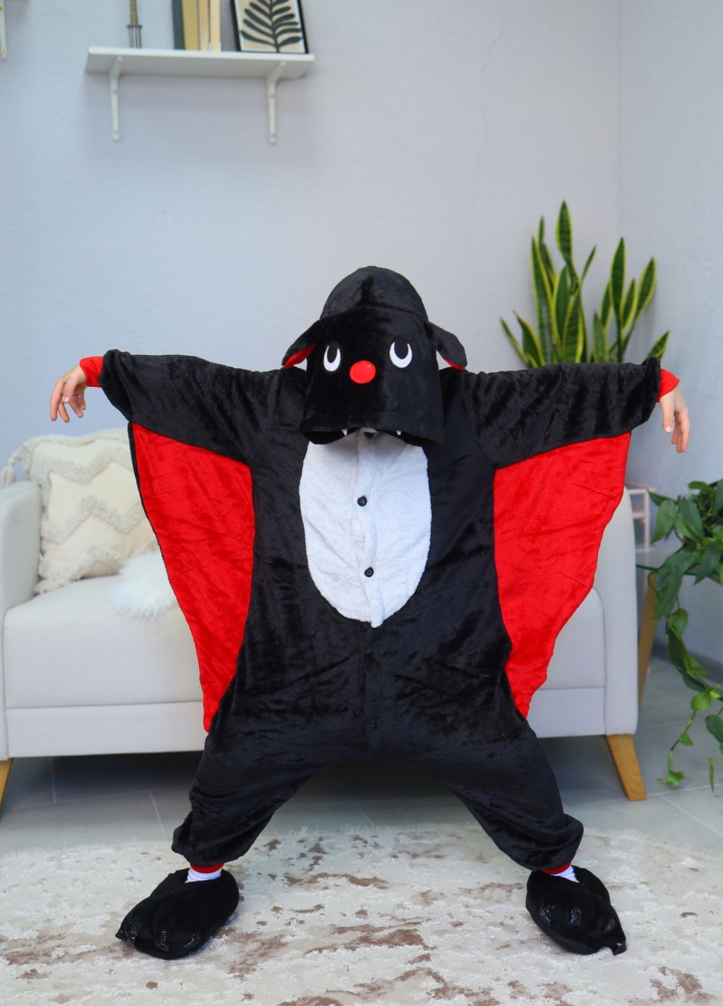 Кігурумі кажан з крилами для хлопчиків плюшева піжама з капюшоном My Kigu (366196339)