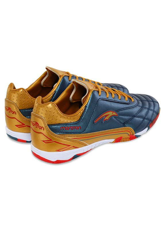 Взуття для футзалу чоловіче MAR-210671 Темно-синій-золотий, (57446009) Maraton (296686537)