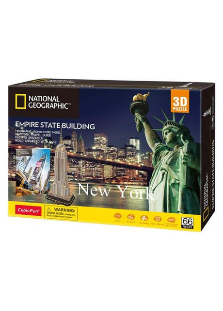 Трехмерный пазл Эмпайр Стейт Билдинг (DS0977h) CubicFun (370625124)