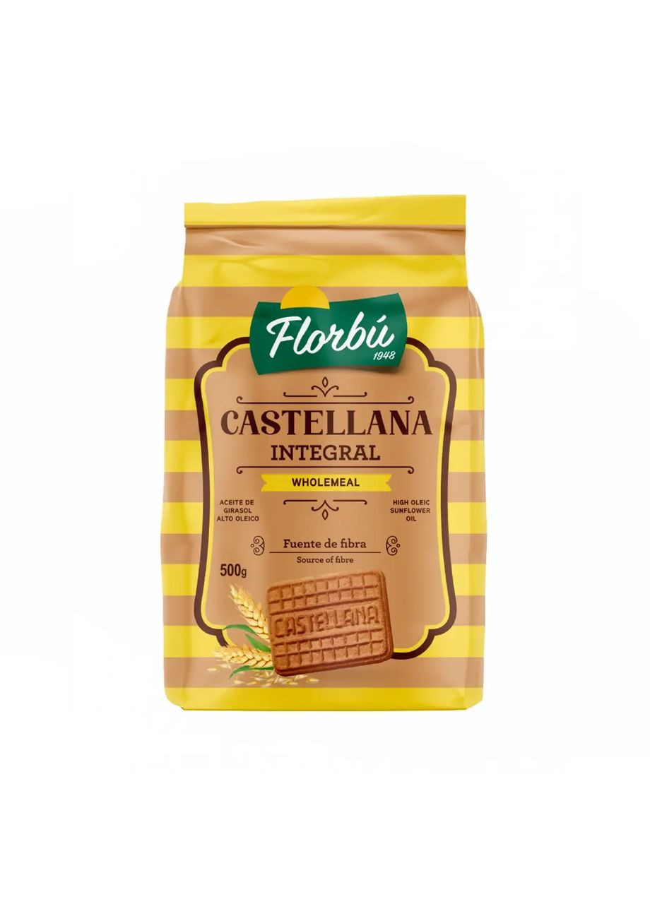 Печенье Castellana Integral цельнозерновое 500 г Florbu (349811336)