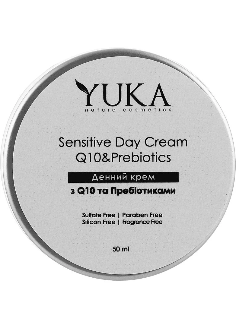 Yuka Денний крем для обличчя з Q10 і пребіотиками Sensitive Day Cream Q10 Prebiotics 50ml (2-990922) — Крем, (380117355)