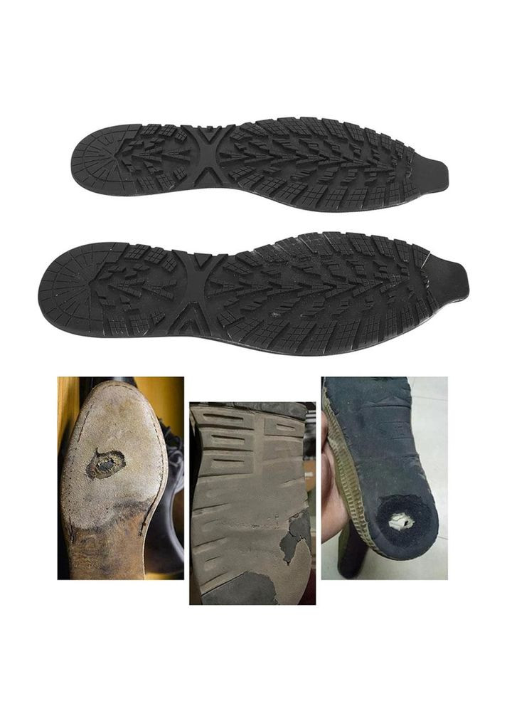 Универсальные резиновые накладки для ремонта подошвы черные (NR0287) No Brand (373004795)