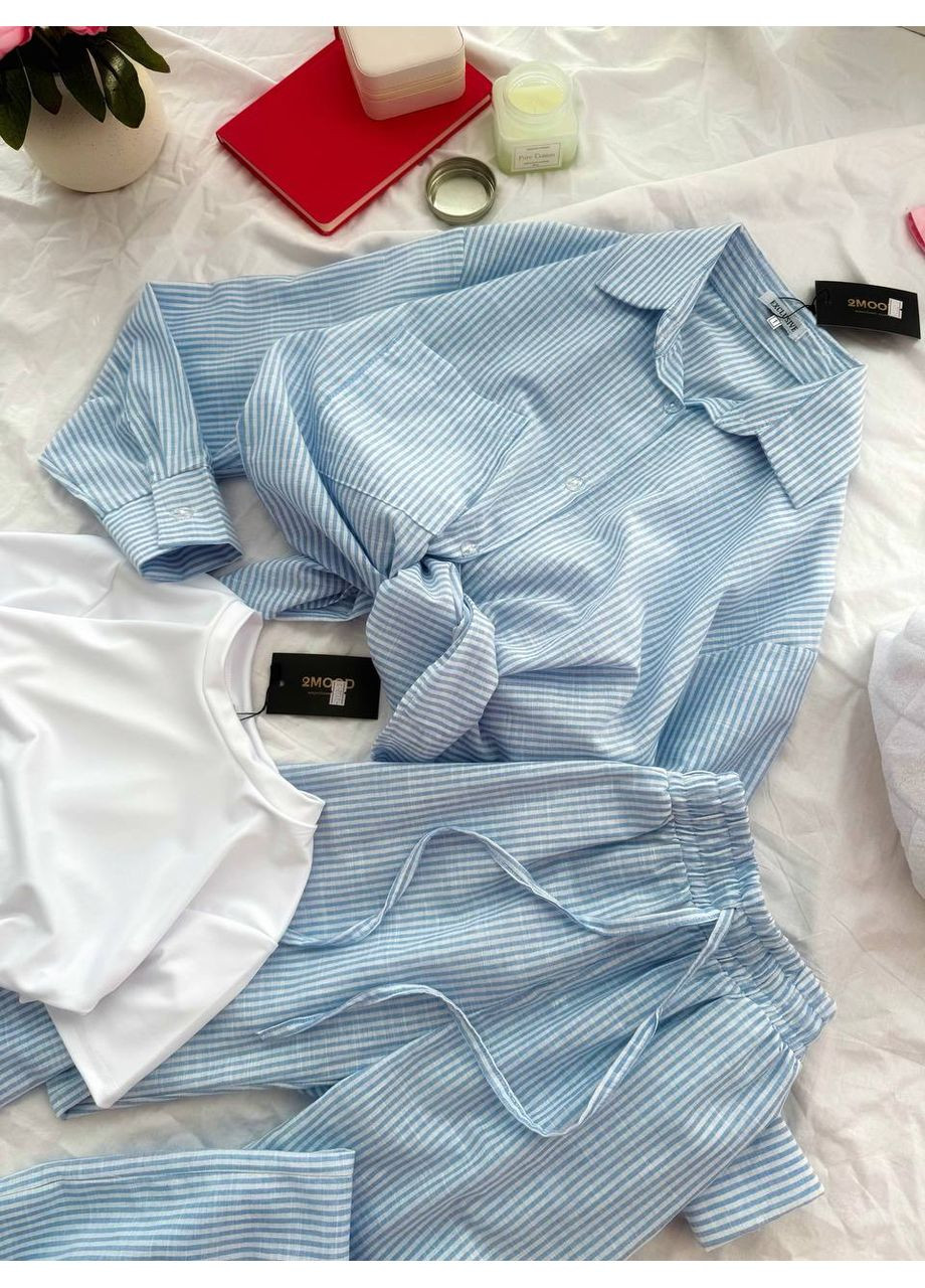 Жіночий комплект із льону Україна (349817940)