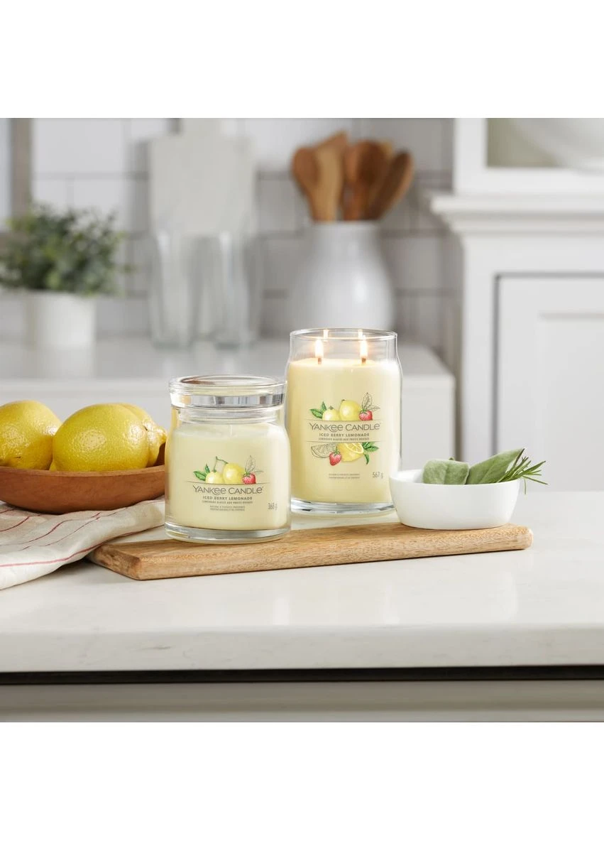 Ароматическая свеча Iced Berry Lemonade Medium Yankee Candle (400787944)