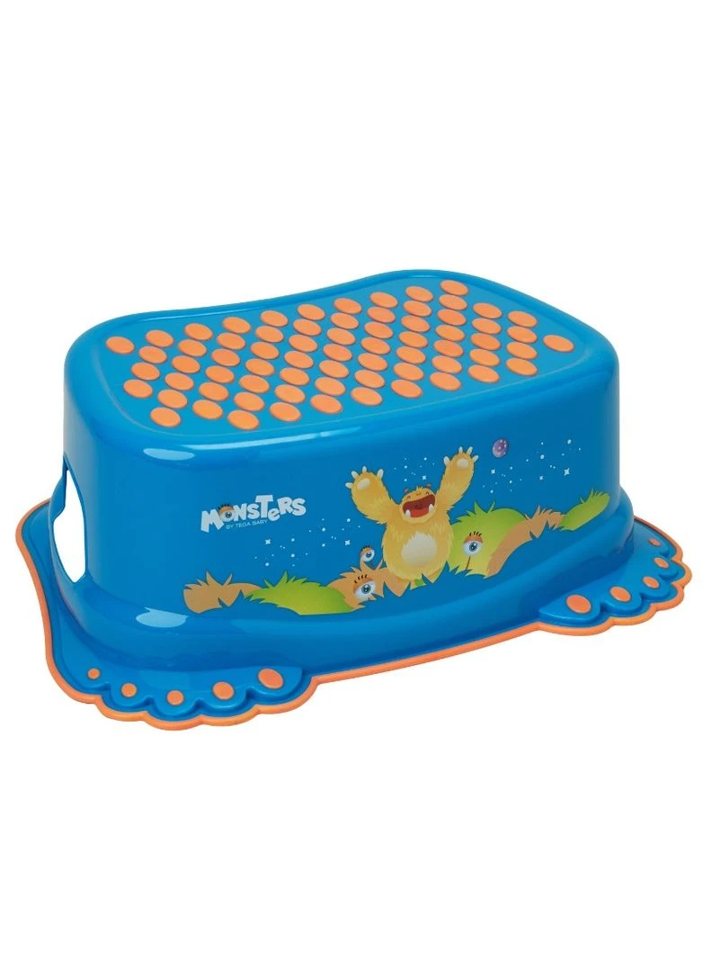 Детская антискользящая ступенька в ванну MONSTERS blue Tega Baby (315024405)