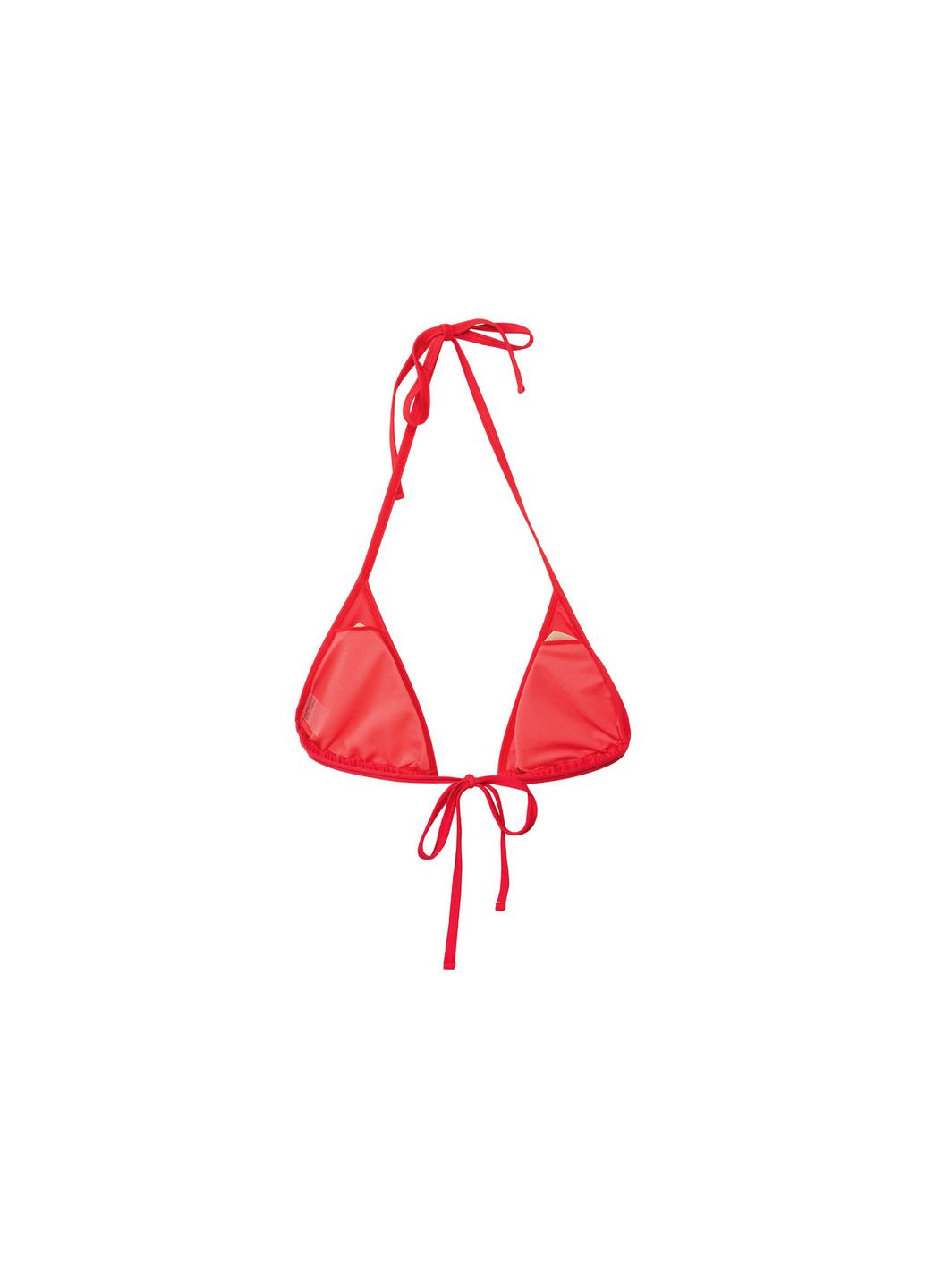 Красный купальник раздельный на завязках для женщины 371920 34(xs) Esmara С открытой спиной, С открытыми плечами