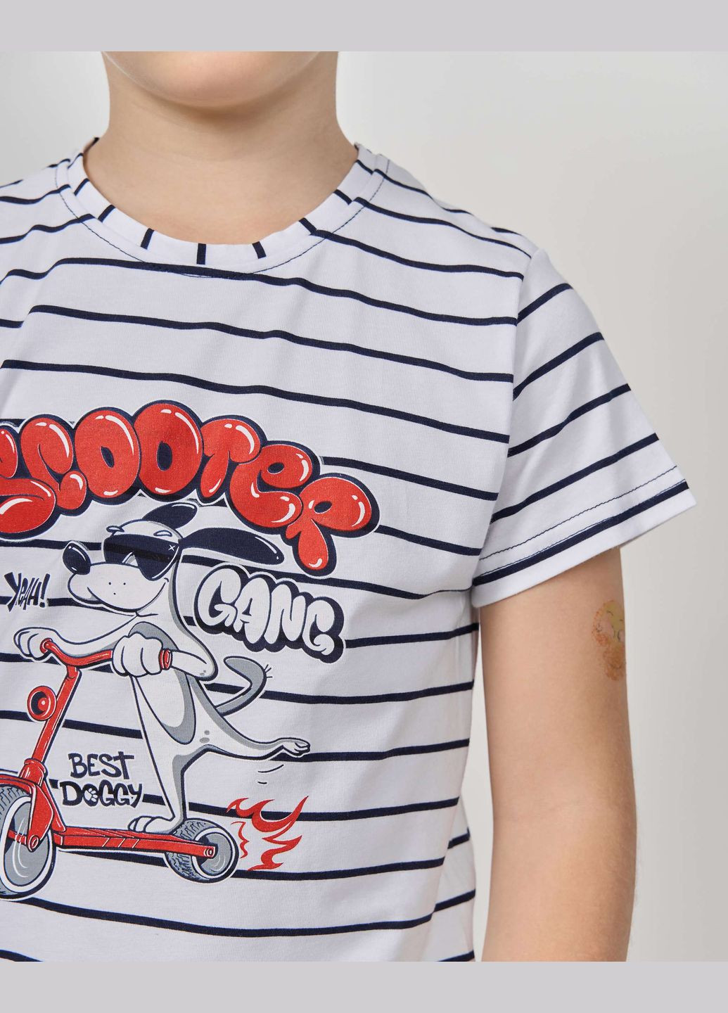 Біла комплект з капрі для хлопчика Tom John