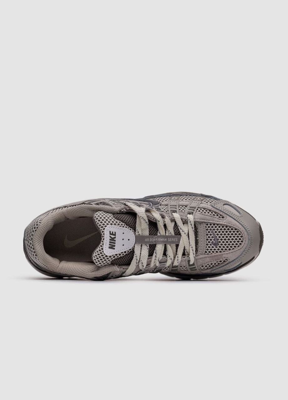 Сірі Осінні кросівки Nike P-6000 Light Grey/White