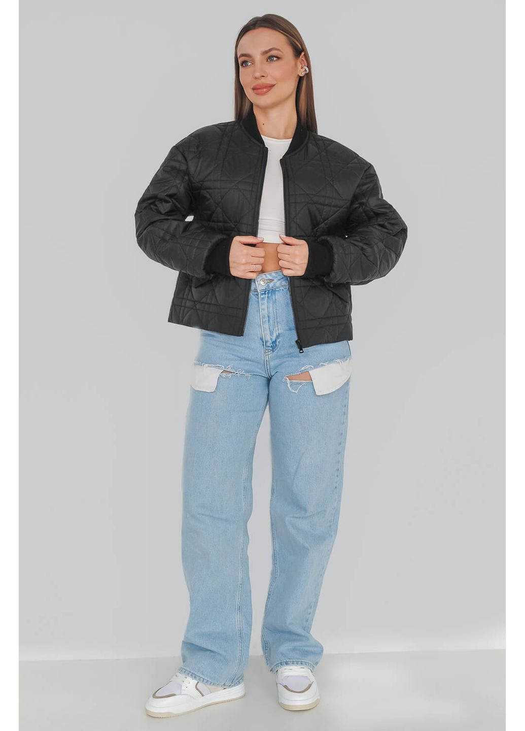 Бомбер Ліра Чорний MioRichi (361676991)