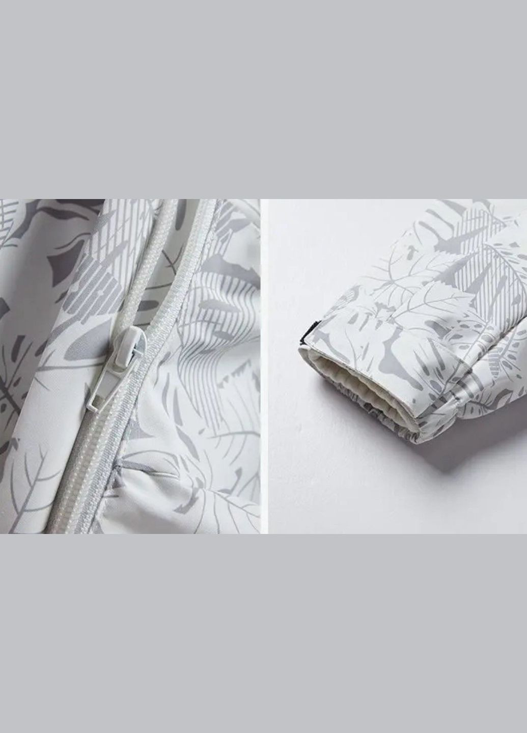 Біла демісезонна вітровка No Brand