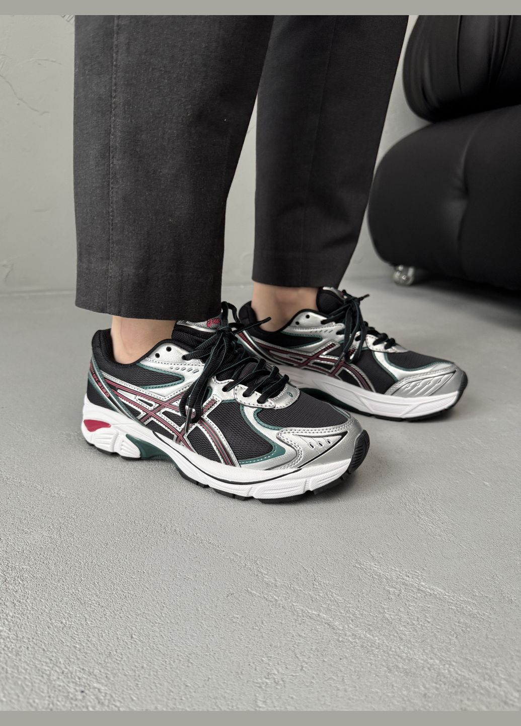 Кросівки жіночі і чоловічі Asics GT-2160 gray black | Асікс GT-2160 сірі чорні No Brand сірі демісезони (316663562)