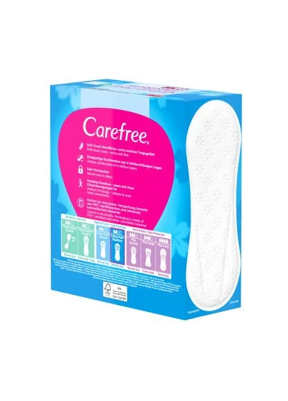 Ежедневные прокладки Cotton Feel Flexiform Без аромата 56 шт. (3574661482194) Carefree (397091130)