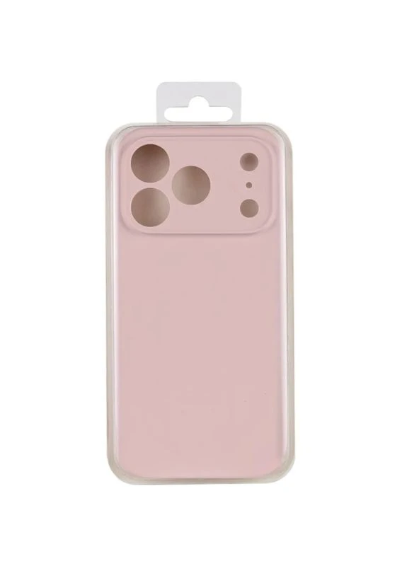 Чехол Silk Full Camera для Apple iPhone 17 Pro Max 6.9" силиконовый розовый Chalk Pink No Brand (403022337)