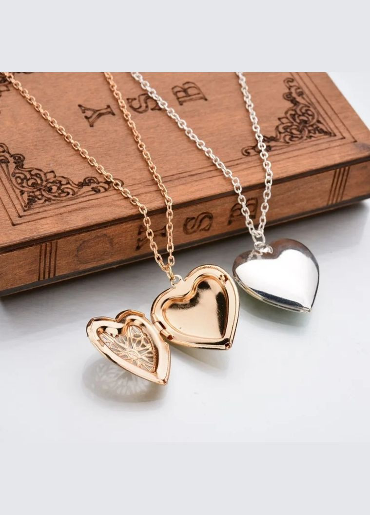 Підвіс "Серце" для фото з ланцюжком No Brand (351897731)