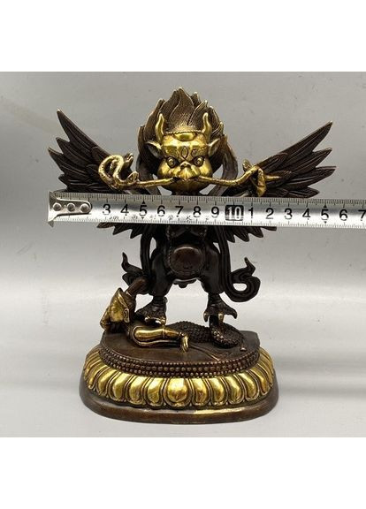 Мідна металева фігурка статуетка Будда-покровитель Бог-птиц Гаруда No Brand (325814972)