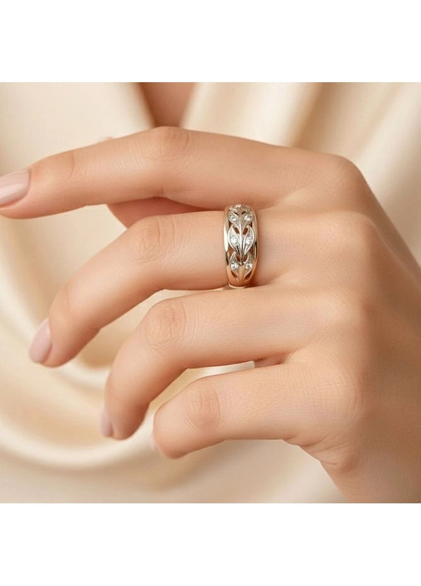 💍 Срібна каблучка з кубічним цирконієм – класика, що завжди в моді Family Jewelry House (351897781)