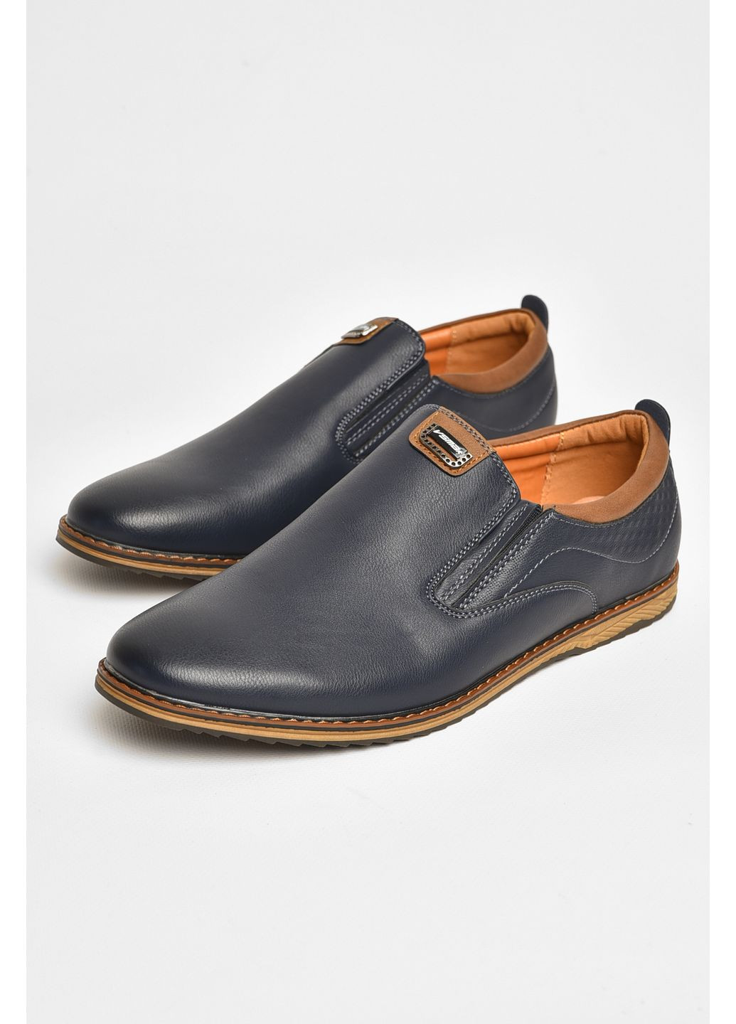 Туфлі чоловічі темно-синього кольору Let's Shop (361146298)
