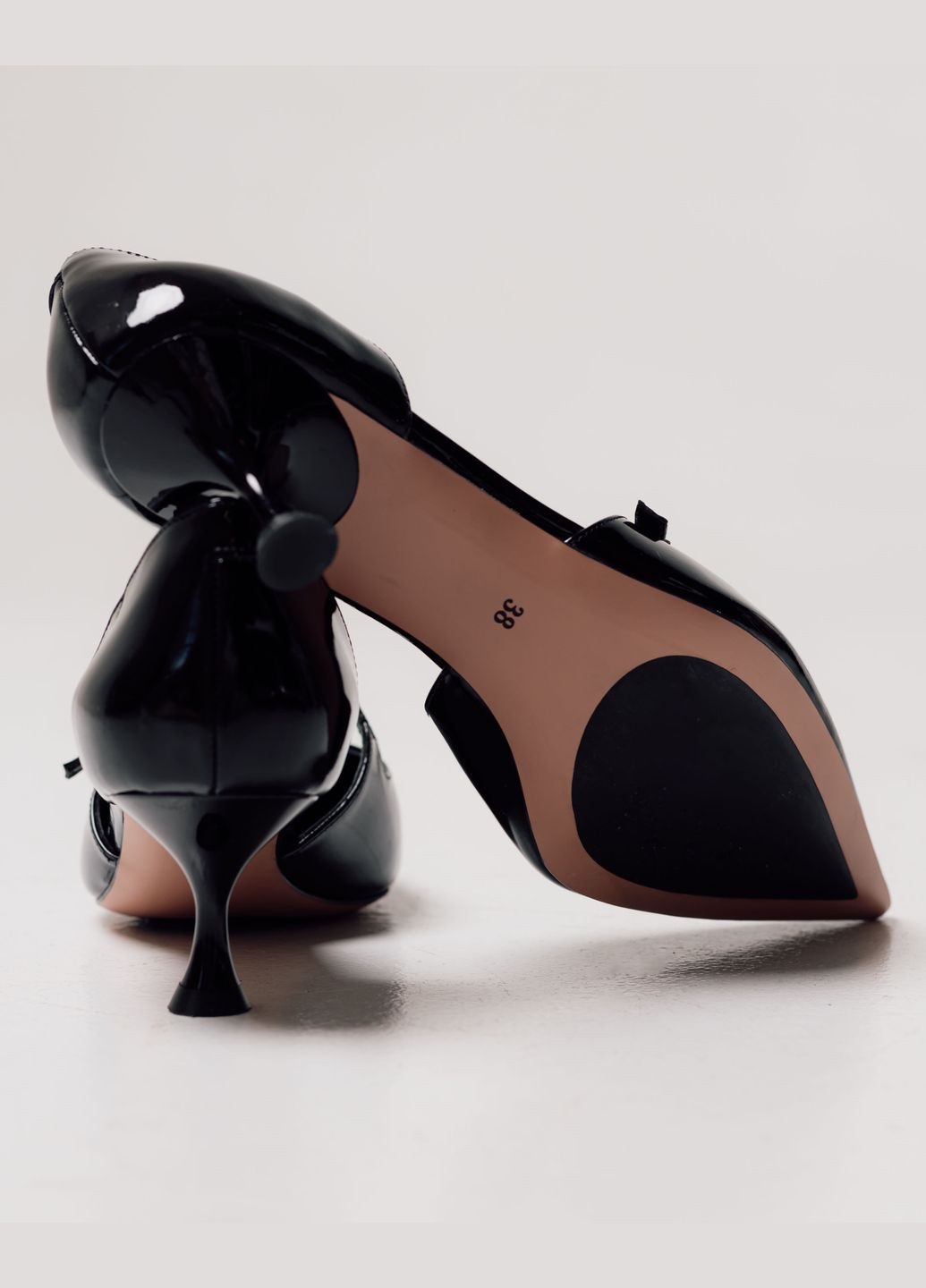 Lottini Туфлі підборах чорні лакова шкіра чорний з натуральна шкіра, — всесезон (320178634)