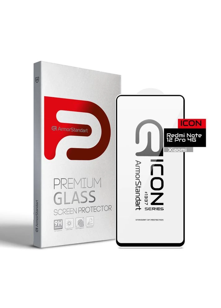 Защитное стекло Icon для Xiaomi Redmi Note 12 Pro 4G (ARM72596) KLB ArmorStandart (389844826)