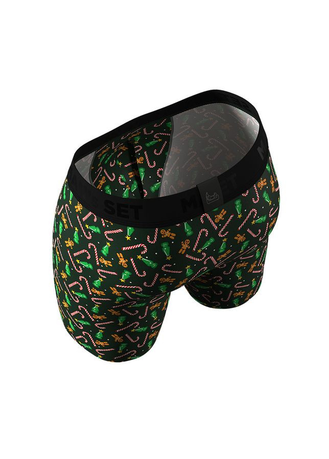 Чоловічі анатомічні боксери з бавовни,, Christmas Bites BST140-13CB MAN's SET Anatomic Long 2.0, Black Series (369617140)